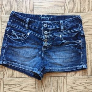 Amethyst Jeans Size 1 Faded Denim Shorts